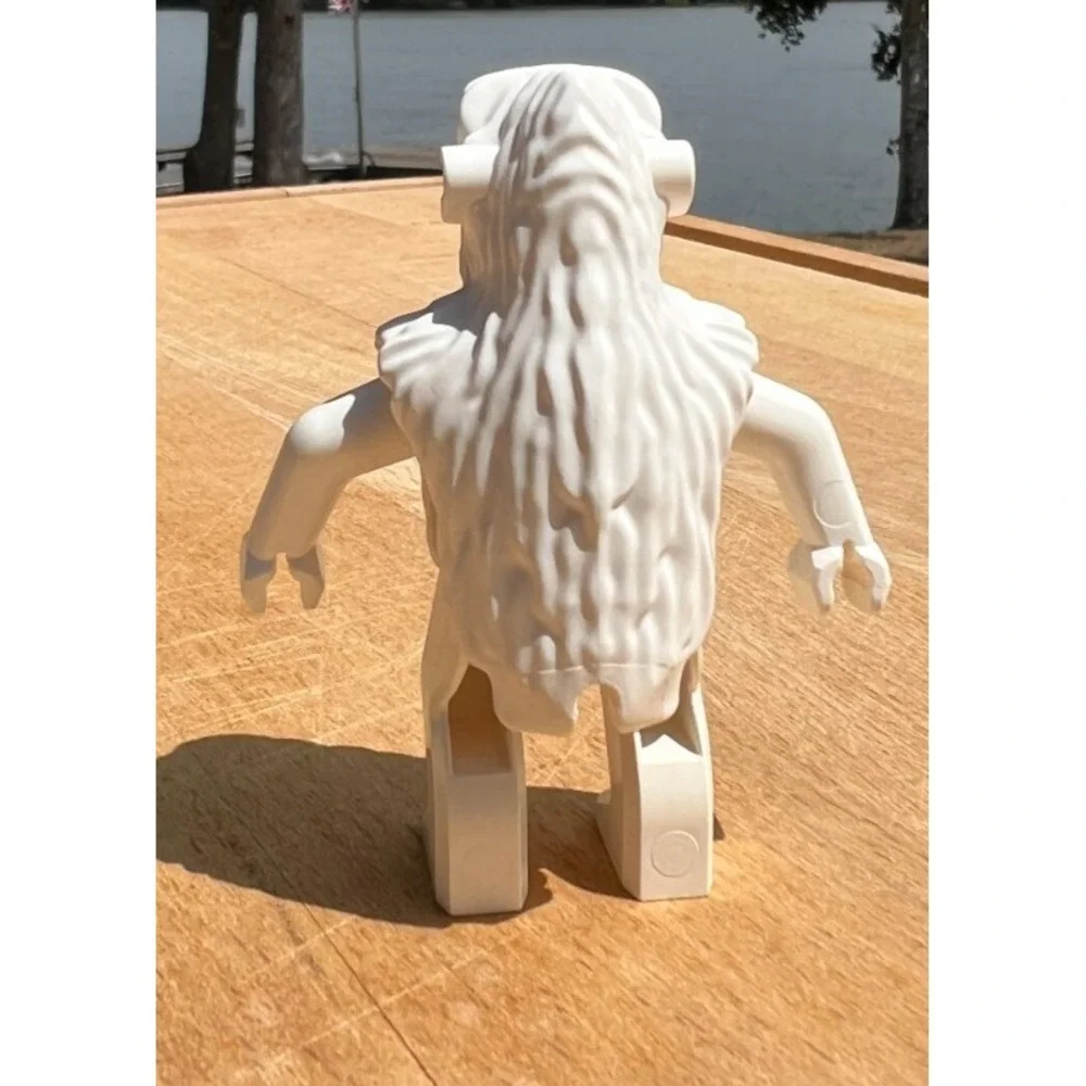 LEGO White Yeti Monster Figure Wampa Style Bigfoot Creature Rare